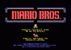 Mario Bros - Atari XE