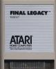 Final Legacy - Atari XE