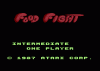 Food Fight - Atari XE