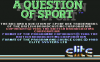 A Question of Sport - Commodore 64