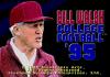 Bill Walsh : College Football '95 - Master System