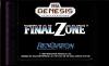 Final Zone  - Master System