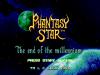 Phantasy Star : Sennenki no Owari ni - Master System