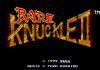 Bare Knuckle II : Shitou e no Requiem - Mega Drive - Genesis