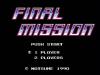 Final Mission - NES - Famicom
