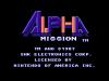 Alpha Mission - NES - Famicom