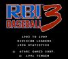 R.B.I. Baseball 3 - NES - Famicom