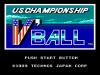 U.S. Championship : V'Ball - NES - Famicom