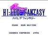 Hi-Leg Fantasy - PC-Engine CD Rom