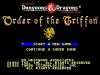 Dungeons & Dragons : Order of the Griffon - PC-Engine Hu-Card