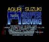 Aguri Suzuki F-1 Super Driving - SNES