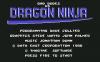 Bad Dudes vs Dragon Ninja  - Commodore 64