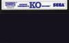 George Foreman's K.O Boxing - Master System