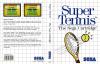 Super Tennis :  The Sega Cartridge - Europe - Master System
