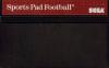 Sports Pad Football - Master System