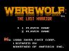 Werewolf : The Last Warrior - NES - Famicom