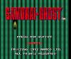 Samurai-Ghost - PC-Engine Hu-Card