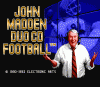 John Madden : Duo CD Football - PC-Engine CD Rom