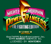 Mighty Morphin Power Rangers : The Fighting Edition - SNES