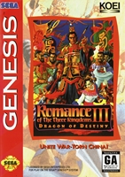 Romance Of The Three Kingdoms III : Dragon of Destiny