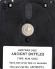 Encyclopedia Of War : Ancient Battles - Amstrad-CPC 6128
