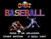Great Baseball - Usa - Master System