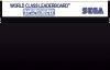 World Class Leader Board  - Master System