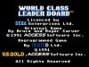 World Class Leader Board (Jaquette Alternative) - Master System