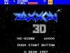 Zaxxon 3-D : A 3-D Cartridge - Europe - Master System