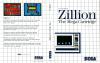 Zillion - Europe - Master System